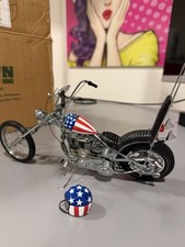Easy Rider Harley Davidson Built Motorcycle Chopper Captain America Model
