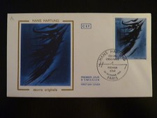 FRANCE PREMIER JOUR FDC YVERT 2110  PEINTURE DE  HANS HARTUNG  4F   PARIS   1980