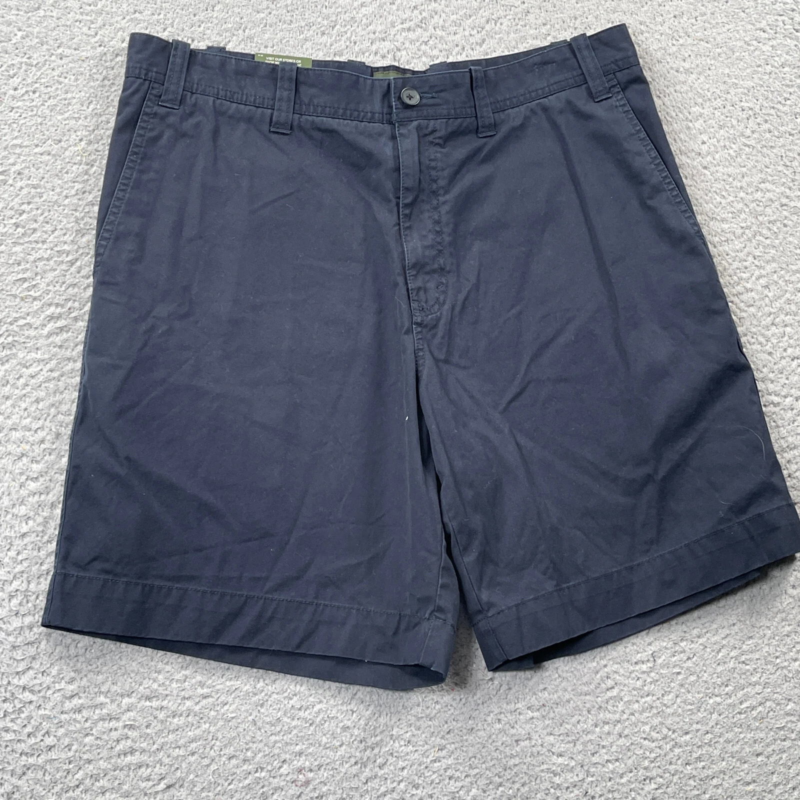 Eddie Bauer Shorts Men's 36 Chino Casual Blue Outdoor Hiking NEW