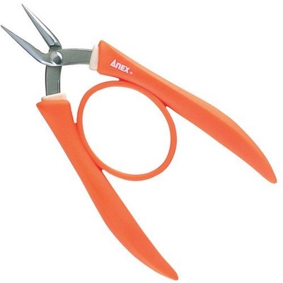 Anex No.252 Gummi Griff Scheren Einseitig Kreis Typ 135mm Feder A93749