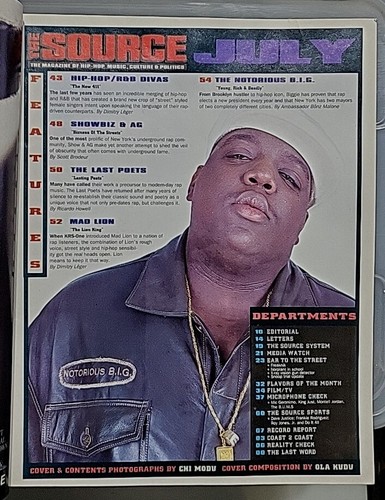 rare The Source Magazine July 1995 Notorious B.I.G. Legacy Hip-Hop Rap - Picture 2 of 10