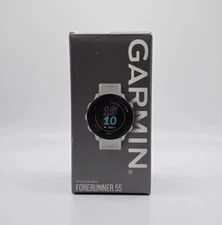 Garmin Forerunner 55 White GPS Running Smartwatch - Read