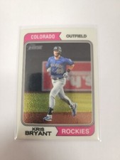 2023 Topps Heritage Chrome Base Kris Bryant 691/999 Colorado Rockies-162