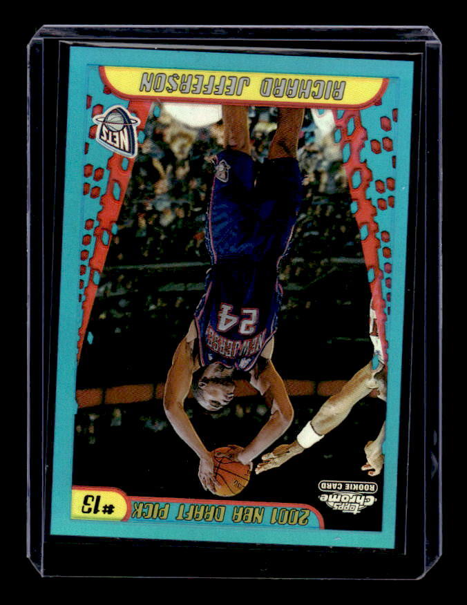 2001-02 Topps Chrome Refractors #141 Richard Jefferson EXACT SCAN