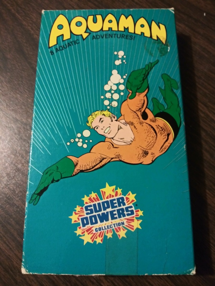 アメコミ・英語　SUPER POWERS Aquaman - Super Powers Collection - 8 Adventures (VHS, 1985