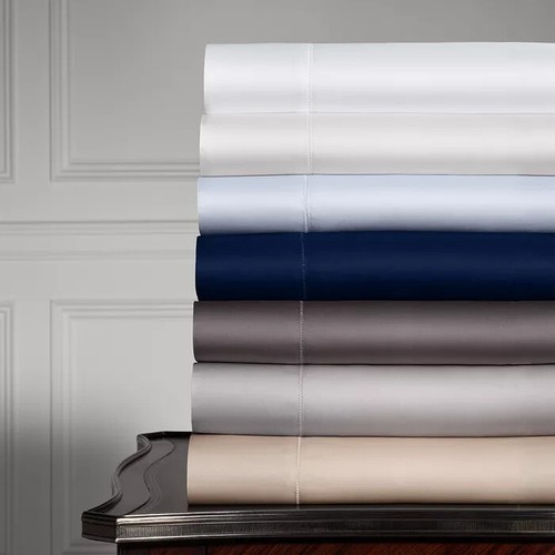Ralph Lauren RL Organic Sateen Flat Sheet Full Graphite - Picture 4 of 7