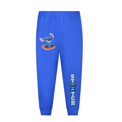 Stitch 5-13 Year Old Girls' Pajama Set, Boys' Cartoon Long Sleeve Casual Set - Picture 24 of 30