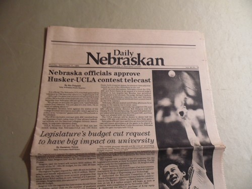 Daily Nebraskan Newspaper / September 17 1984 / Free Domestic Shipping - Picture 2 of 4