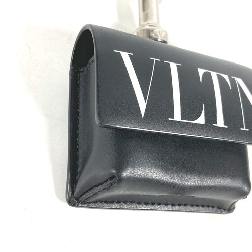 VALENTINO VLTN logo airpods case earphone case Earphone case Leather Black/White - Picture 2 of 8