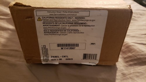 Original-Zubehör-Hersteller W11413567 Whirlpool Bedienfeld