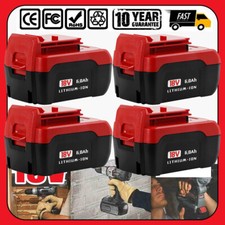 1 4Pack 18 Volt 6.0Ah Lithium Battery for Porter Cable 18V PC18BLX PC18BL Tool