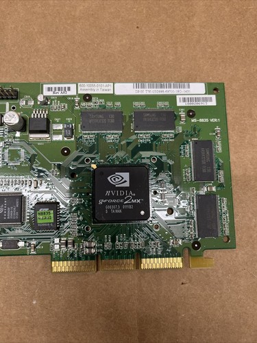Genuine Nvidia GeForce2 MX 32Mb VGA AGP Graphics Card Dell P/N: 5G998 MS-8835 - Picture 4 of 4