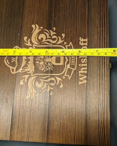 Whiskoff 1918 Scatola in legno per whisky - aperta mai usata con sottobicchieri e cubi in pietra - Foto 8 di 9