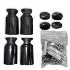 Replacement Black Brackets For Flat Heated Towel Rail Radiators