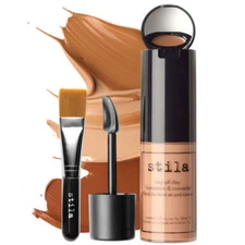 STILA - STAY ALL DAY FOUNDATION, CONCEALER & BRUSH # 35KIT 1 OZ / 30 ML - TAN 12