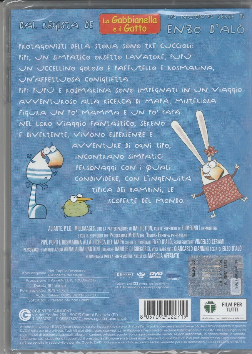 6 DVD x 3 Box PIPI' PUPU' E ROSMARINA complete series box 01+02+03 eps 1-78 new