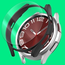 Smooth HD Screen Protector Case for Samsung Galaxy Watch 6 Classic 43mm SM-R955U