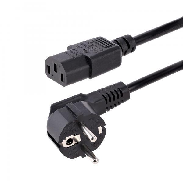 Startech - Cables CAVO DI ALIMENTAZIONE PER PC DA EU SCHUKO A C13 1M - 250V 10A