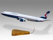Boeing 767-300ER Canadian Desk Wood Airplane New Model Large Scale 1/130