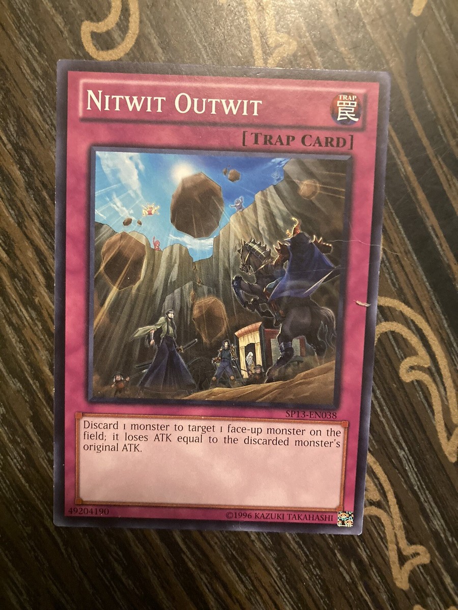 Yu-Gi-Oh! Nitwit Outwit Trap Card - SP13-EN038, Starfoil Rare, Unlimited Edition - View #13