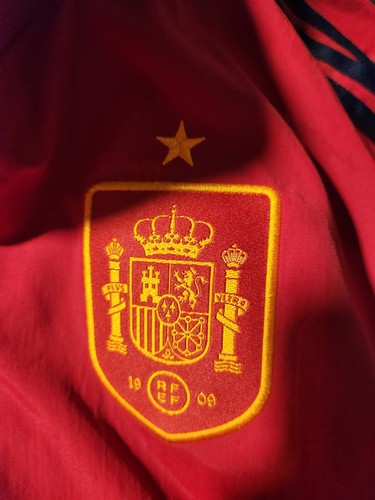 Chaqueta de Fútbol Adidas Reversible Mundial Himno Cremallera Completa España L - Imagen 4 de 11