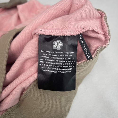 Tombolo Flamingo Tartare' Cabana Collar Shirt Terry Cloth Quarter Zip Embroidere - Picture 10 of 14