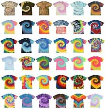 Tie Dye Kids T-Shirts Youth Sizes Unisex 100 Cotton Colortone-Gildan