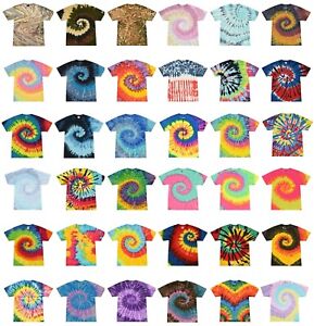 Tie Dye Kids T-Shirts Youth Sizes Unisex 100% Cotton Colortone-Gildan ...