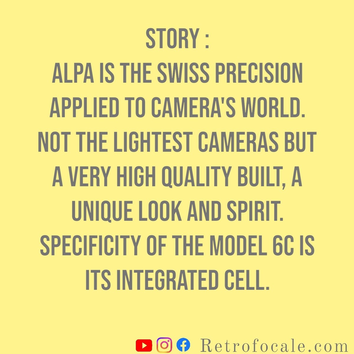 ALPA REFLEX Mod.6c AVEC 50/1.9 XENON, PARE-SOLEIL BON ETAT ALPA 9NOV48