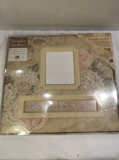 G. Vintage Scrapbook Flower Design