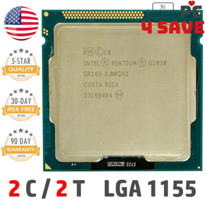 Intel Pentium Dual-Core G2030 SR163 3.00GHz 3MB LGA 1155 Desktop CPU Coin Mining
