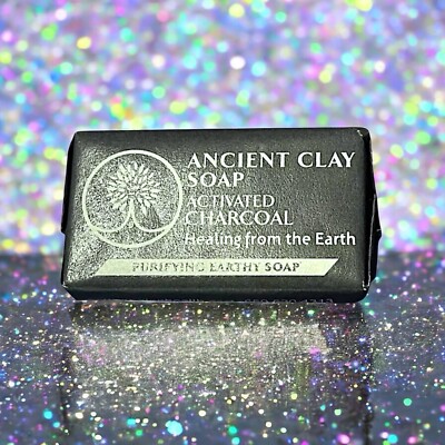 Zion Health Ancient Clay Soap, Activated Charcoal New In Package