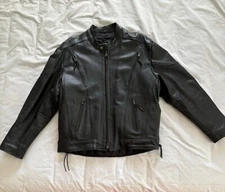 Vance Leather Mens Motorcycle Riding Jacket size 50