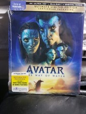 Avatar: The Way of Water Walmart 4k Ultra Blu-ray Set w Lenticular Cover 6/20/23