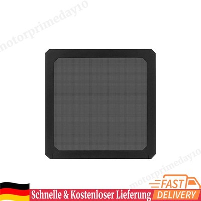 3Pcs Magnetic Dust Filter Computer Case Fan Dustproof Mesh Cover Net (8cm)(Black