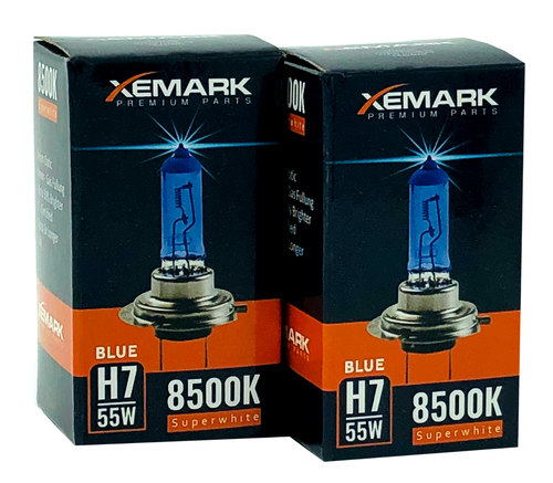 Ampoules H7 ampoules xénon bleu optique lampes halogènes 12 volts 55 watts 4 pièces - Photo 7/7