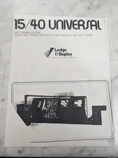 15/40 UNIVERSAL CNC TURNING SYSTEM LODGE & SHIPLEY SALES BROCHURE CNC