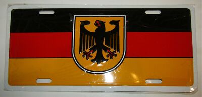 German Germany Deutchland Eagle Federal 6''x12'' License Plate Sign