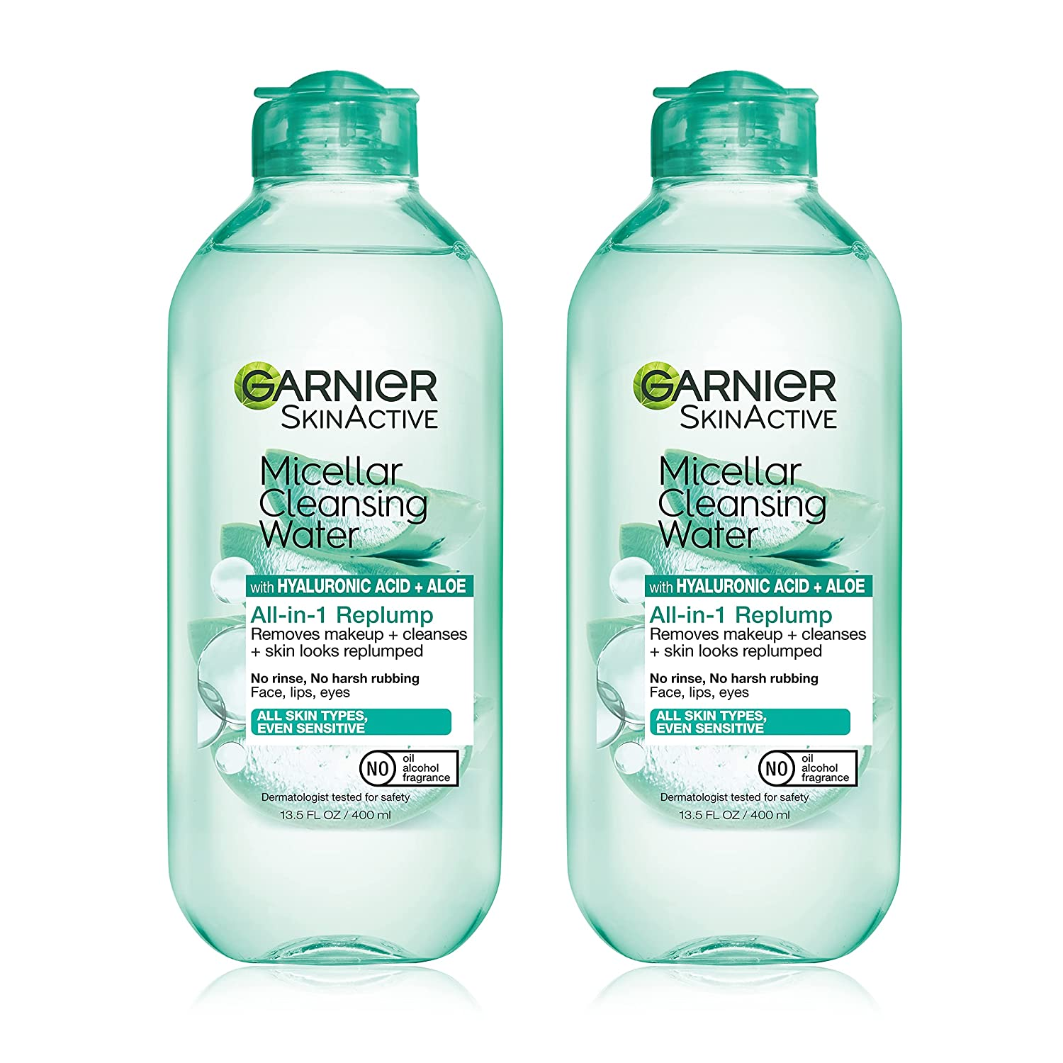 Micellar Water with Hyaluronic Acid, Facial Cleanser & Makeup Remover, Hydrating-image