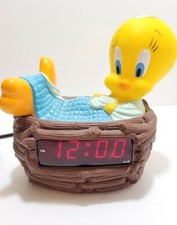 Tweety Bird Digital Alarm Clock Vintage 1996 Warner Bros Westlock #32402