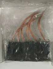  6 NEW OLD STOCK HELWIG 2.5" X 1.5" X .875" CARBON BRUSHES 65-871525-111-2-01