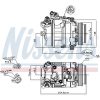 Kompressor Klimaanlage FüR Bmw 7Er E65 E66 E67 6Er E63 E60 Alpina B5 E61