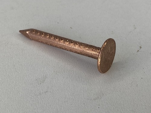 Copper Tile Pegs Nail 38mm x 4.5mm Large Head Stump Killer Marine Roof - Picture 6 of 24