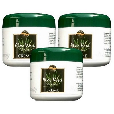 3x BIO-VITAL ALOE VERA Creme tägliche Gesicht Körper Pflege 3x 125 ml