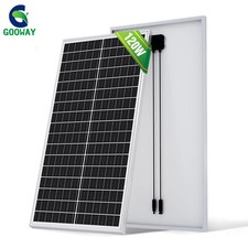 120W 12V Solar Panel Mono for Home Off Grid RV Caravan Boat Shed Trailer Van