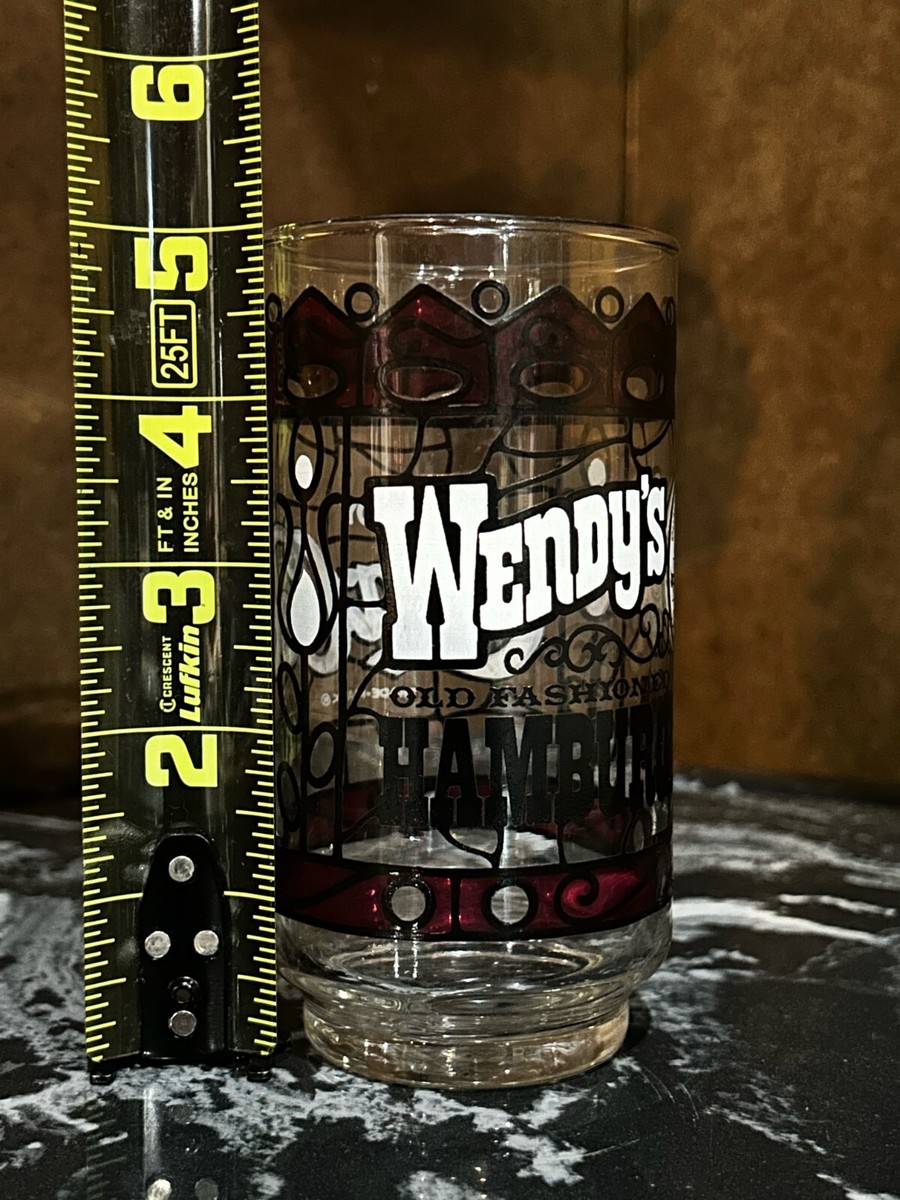 Vintage Wendy's Coca Cola glasses！×3