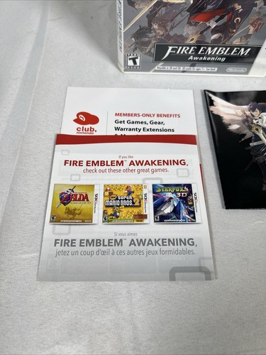 Fire Emblem: Awakening (3DS) Authentic Cover Art Manual Inserts Only NO GAME - Picture 2 of 7