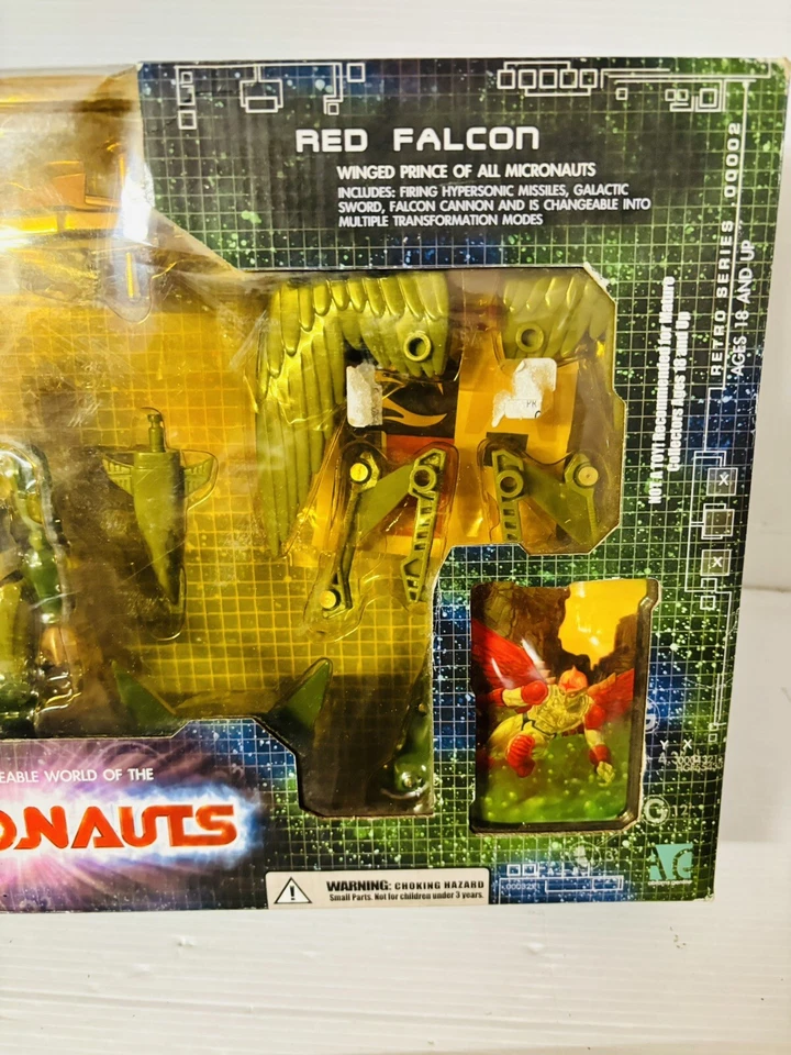 Red Falcon Micronautas Palisades Mego En Perfectas Condiciones, Vintage Raro!! - Imagen 3 de 4