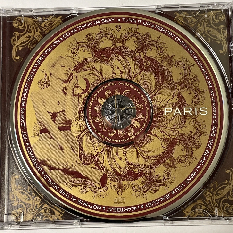 Paris Hilton Paris CD Promo Hype Sticker Foto 4 de 4