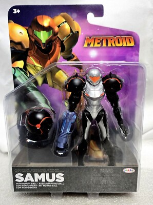 SAMUS ARAN PHAZON SUIT With Morph Ball METROID Jakks Pacific Figure 2024